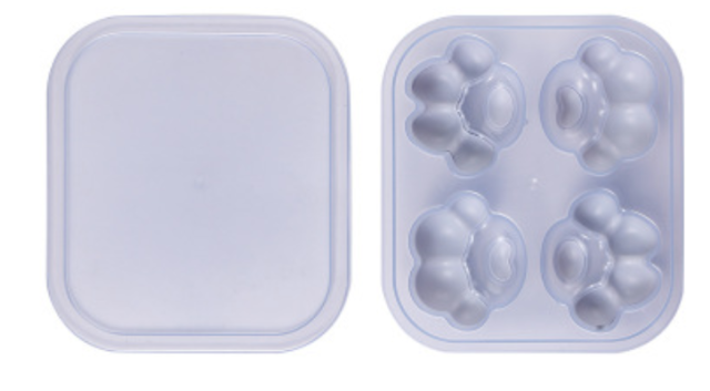 創意硅膠制冰盒冰塊模具家用凍冰格冰箱塑料制冰球帶蓋DIY輔食盒21043007