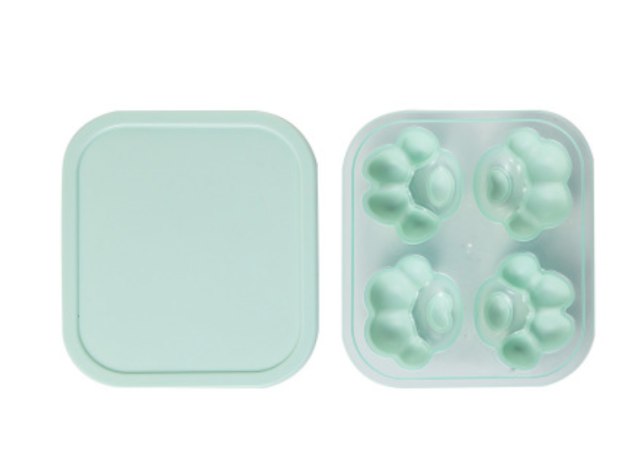 創意硅膠制冰盒冰塊模具家用凍冰格冰箱塑料制冰球帶蓋DIY輔食盒21043007