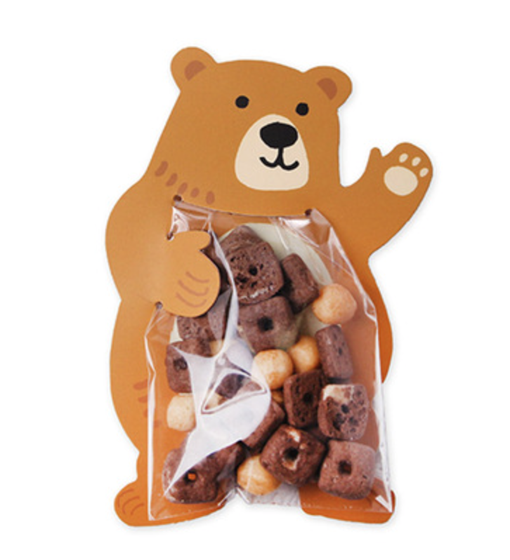 20個韓國可愛動物禮品袋六一兒童節生日派對禮物餅乾零食糖果袋21060505