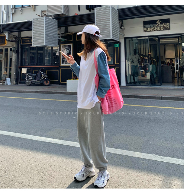 SCLB無袖背心女韓版夏季新款寬松顯瘦內搭圓領白色T恤上衣潮21061801