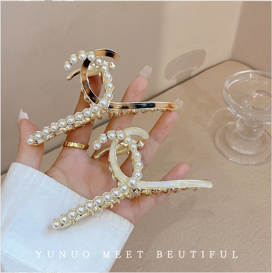韓國ins珍珠發夾發卡22042810