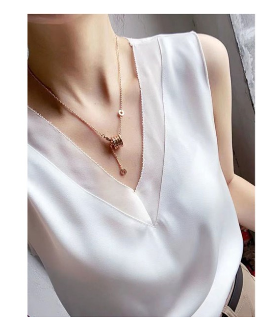 品牌女裝夏季真絲緞麵打底外穿背心女22050206