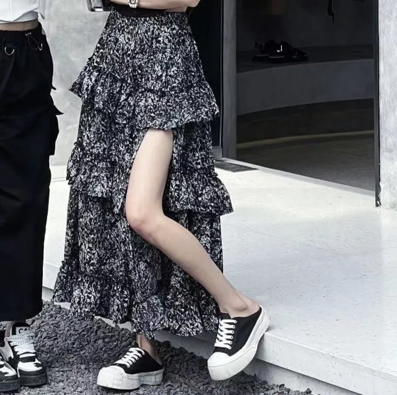 港風套裝裙小個子鹽系高級感網紅甜辣妹減齡上衣半身裙兩件套女夏23032304