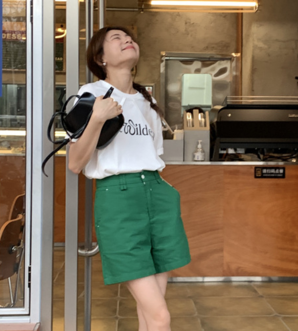小設計感字母印花T恤女夏韓版寬松休閒短袖上衣23041103