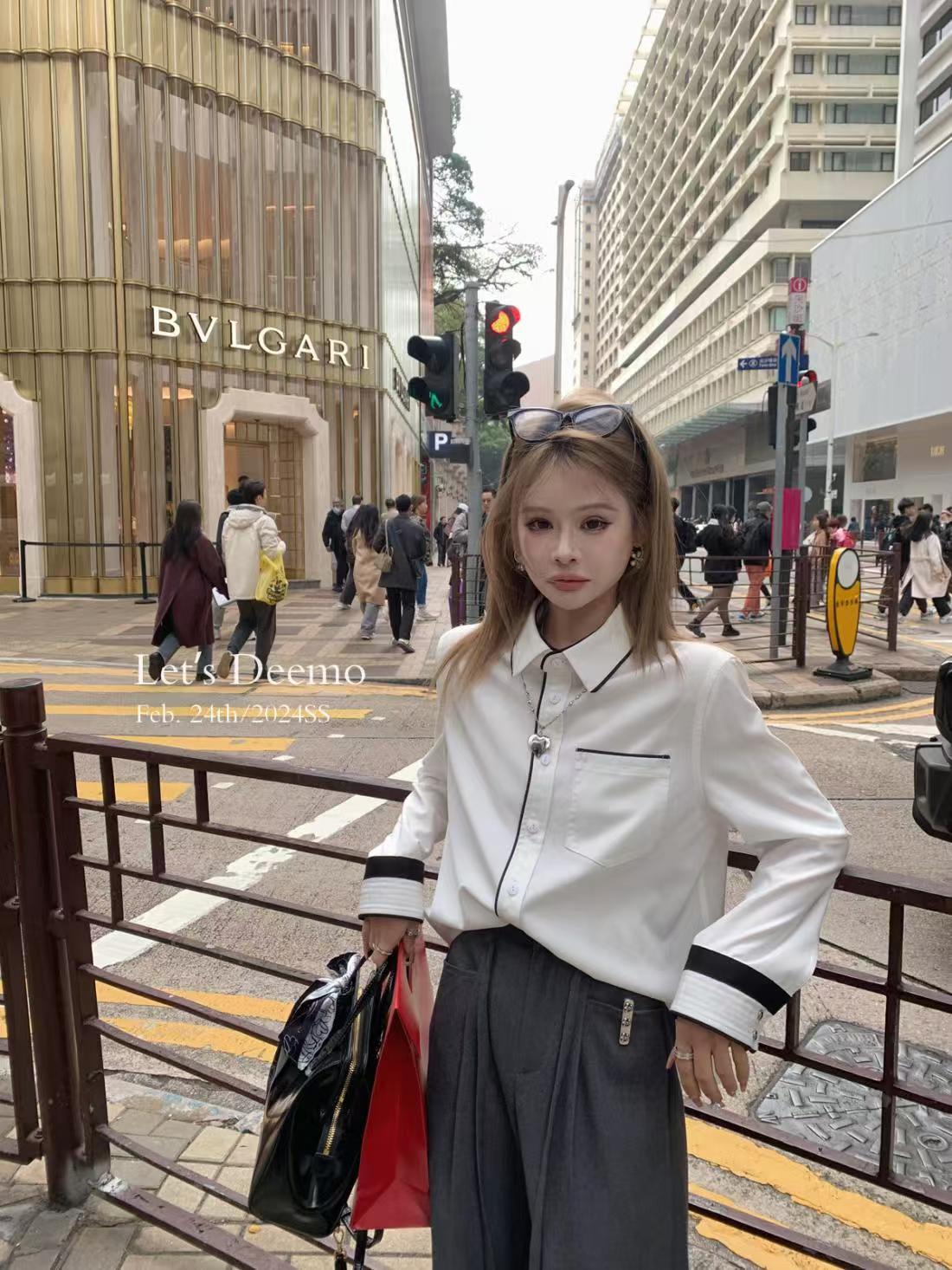 DEEMOSTUDIO私服襯衫結構主義細節超愛真的可以人手一件24081903