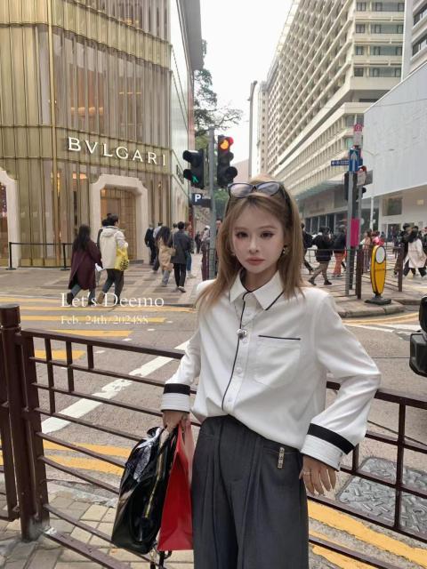 DEEMOSTUDIO私服襯衫結構主義細節超愛真的可以人手一件24081903