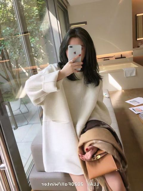 韓版超好看富家千金毛呢外套女冬季時尚個性名媛中長款24123002
