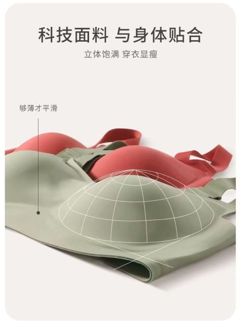 韓版夏季薄款無鋼圈果凍文胸聚攏上託收副乳大胸顯小胸無痕運動內衣女25032605