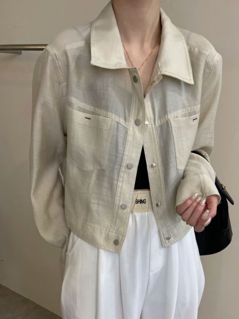 韓系polo防曬襯衫薄款外套女春夏新款韓版氣質翻領上衣潮26042304