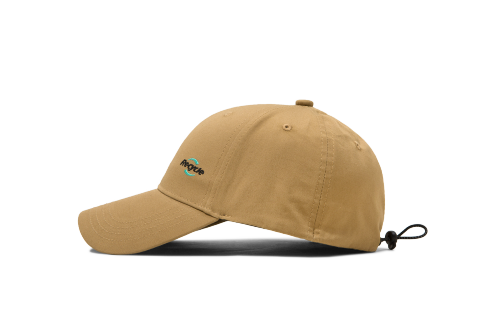 Embroidered  adjustable drawstring hat   