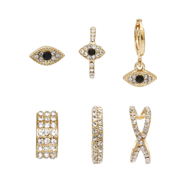 EVIL EYE EARRING SET