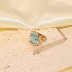 Aqua Opulence Ring