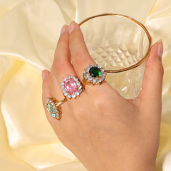 Aqua Opulence Ring