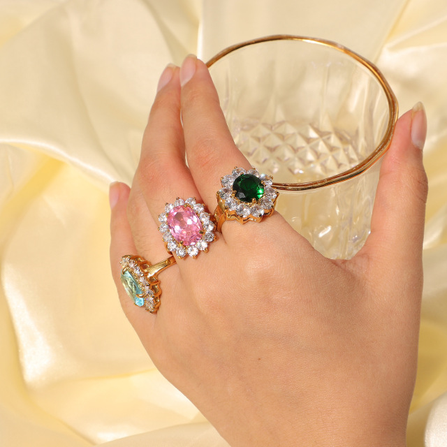 Aqua Opulence Ring