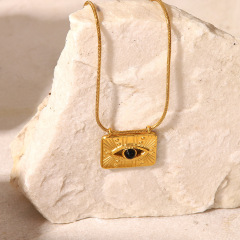 Evil Eye Pavé  Necklace