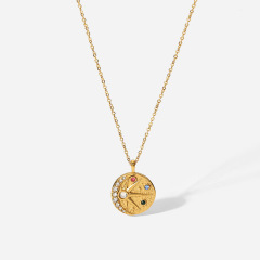 Jaci Moon & Sun Necklace