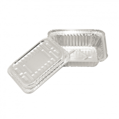 Disposable Logo Customized Food Packing Aluminum Foil Container 