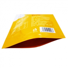Laminated Custom Printed Plastic Vacuum Shrink Heat Sealing Ziplock Food Pouch Bag