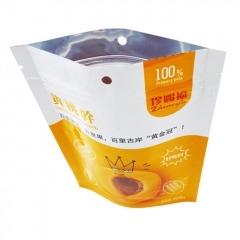 Laminated Custom Printed Plastic Vacuum Shrink Heat Sealing Ziplock Food Pouch Bag