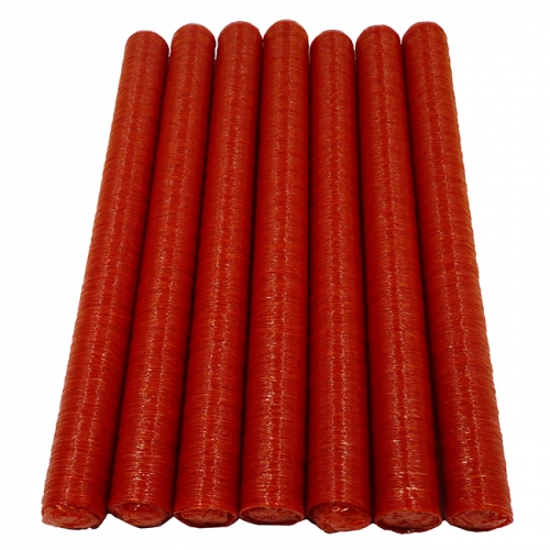 Red Colour High Permeable Smoky Cellulose Casing Vegan Sausage Casing