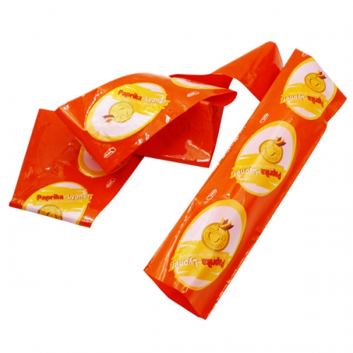 Big Size Diameter Logo Printed Disposable Plastic Sausage Casings For Sausages