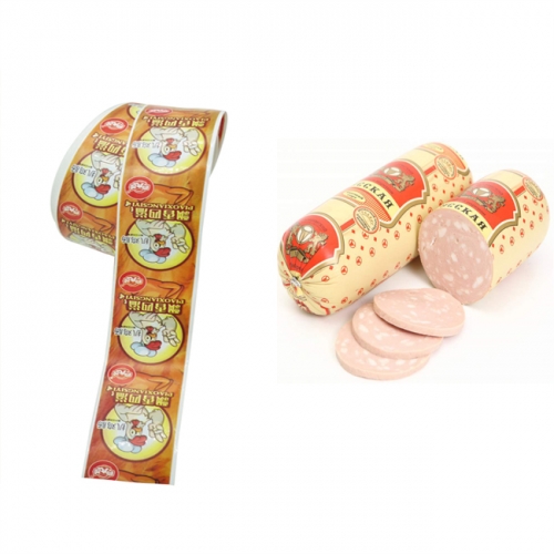 Artificial Sausage Casings High Barrier OEM Logo Printed Sausage Casing For Sausages