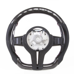 AotoKoop Modify Custom LED carbon fiber steering wheel for BMW m2 m3 m4 f80 f82 f83 f87 1 2 3 4 5 6 series Old to New Steering Wheel upgrade