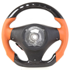 AotoKoop Heated LED Racing Shift Light Carbon Fiber Custom Steering Wheels Fit For BMW M3 E90 E92 E93 Car Steering Wheel