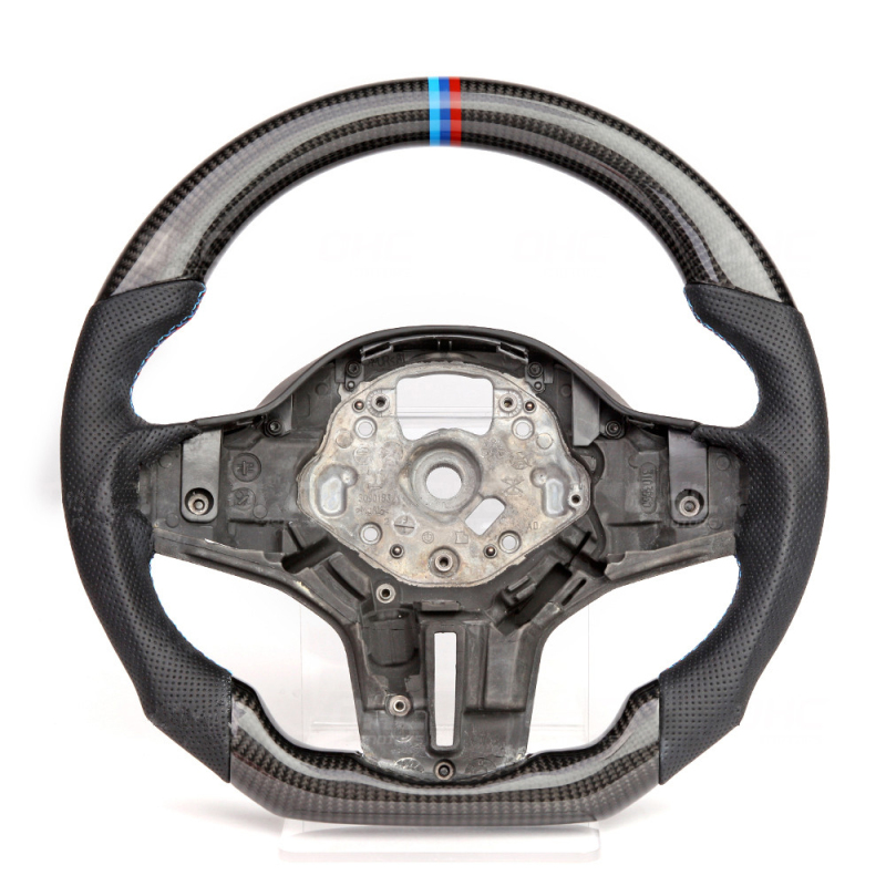 Real Carbon Fiber Steering Wheel for BMW 5 6 X3 X4 G30 G31 G32 G38 G01 G02 M Steering Wheel AotoKoop