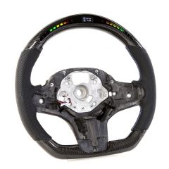 AotoKoop M Sport Steering Wheel Compatible With BMW F90 M5 G30 5 Series LED Carbon Fiber Steering Wheel