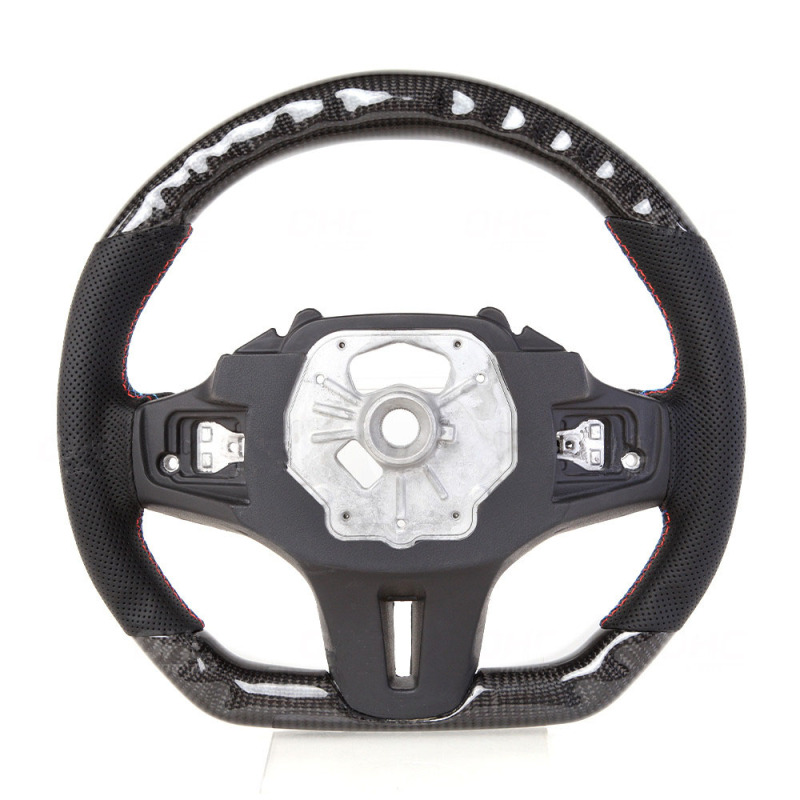 LED M Sport Steering Wheel Compatible with BMW F40 F44 G20 G29 M Performance Carbon Fiber Steering Wheel AotoKoop