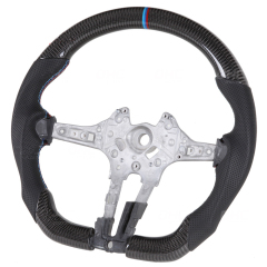 Real Carbon Fiber Steering Wheel M Performance Compatible with BMW F30 F35 F80 F15 F16 F25 M2 M3 M4 AotoKoop