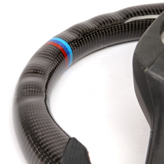 Real Carbon Fiber Steering Wheel for BMW 5 6 X3 X4 G30 G31 G32 G38 G01 G02 M Steering Wheel AotoKoop