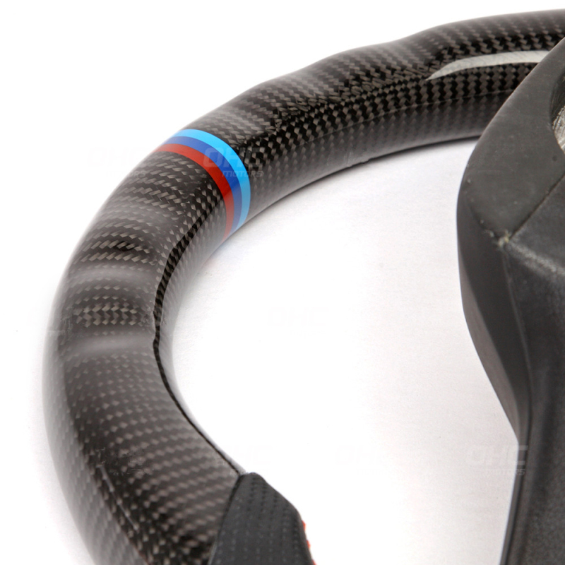 Real Carbon Fiber Steering Wheel for BMW 5 6 X3 X4 G30 G31 G32 G38 G01 G02 M Steering Wheel AotoKoop