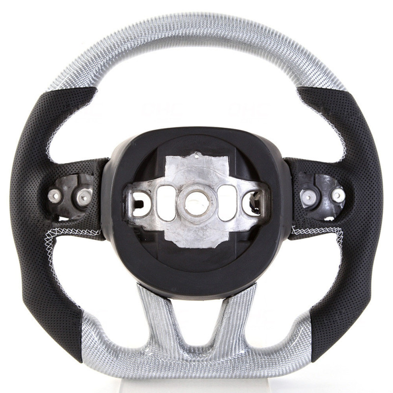 Customzied LED Sport Carbon Fiber Steering Wheel Fit for Dodge Charger Chargersrt Challengersr AotoKoop