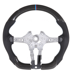 Real Carbon Fiber Steering Wheel M Performance Compatible with BMW F30 F35 F80 F15 F16 F25 M2 M3 M4 AotoKoop