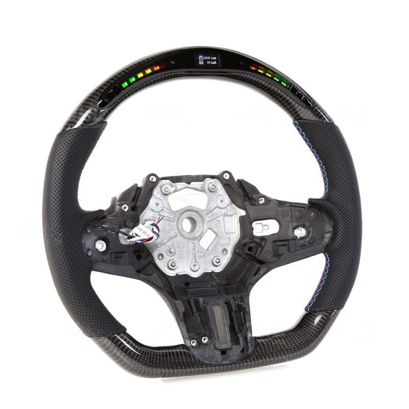 LED M Sport Steering Wheel Compatible with BMW F40 F44 G20 G29 M Performance Carbon Fiber Steering Wheel AotoKoop