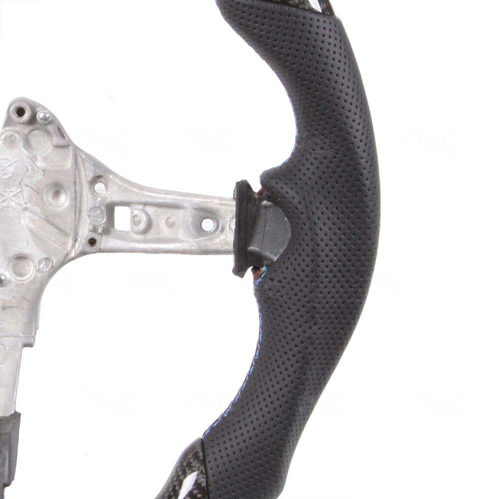 Racing Car Modify Steering Wheel LED Smart Carbon Fiber Steering Wheel M Performance Compatible with BMW F30 F35 F80 F15 F16 F25 M2 M3 M4