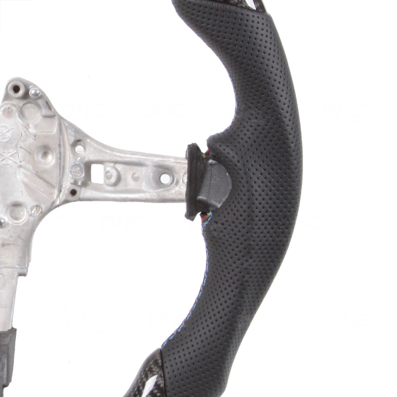Racing Car Modify Steering Wheel LED Smart Carbon Fiber Steering Wheel M Performance Compatible with BMW F30 F35 F80 F15 F16 F25 M2 M3 M4