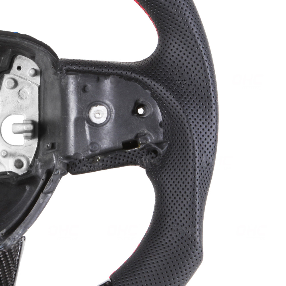 Real Carbon Fiber Steering Wheel Custom car steering wheel for Dodge Charger Challenger Hellcat SRT 2015-2019