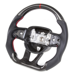 Real Carbon Fiber Steering Wheel Custom car steering wheel for Dodge Charger Challenger Hellcat SRT 2015-2019
