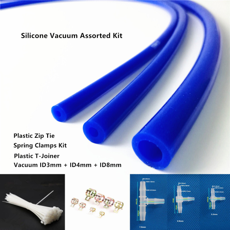 AotoKoop High Performance Silicone hose, Automotive Vacuum Hose, Universal Silicone Vacuum Tubing Hose