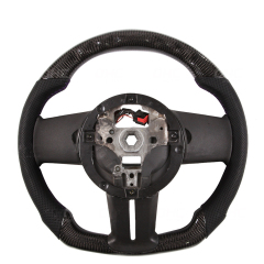 LED Smart real 100% Carbon Fiber Steering Wheel Compatible with Ford Mustang 2010-2014, Modify Steering Wheel