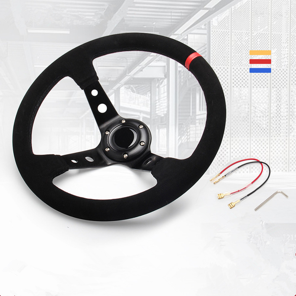 AotoKoop Drift Steering Wheel, Universal Modified Steering Wheel
