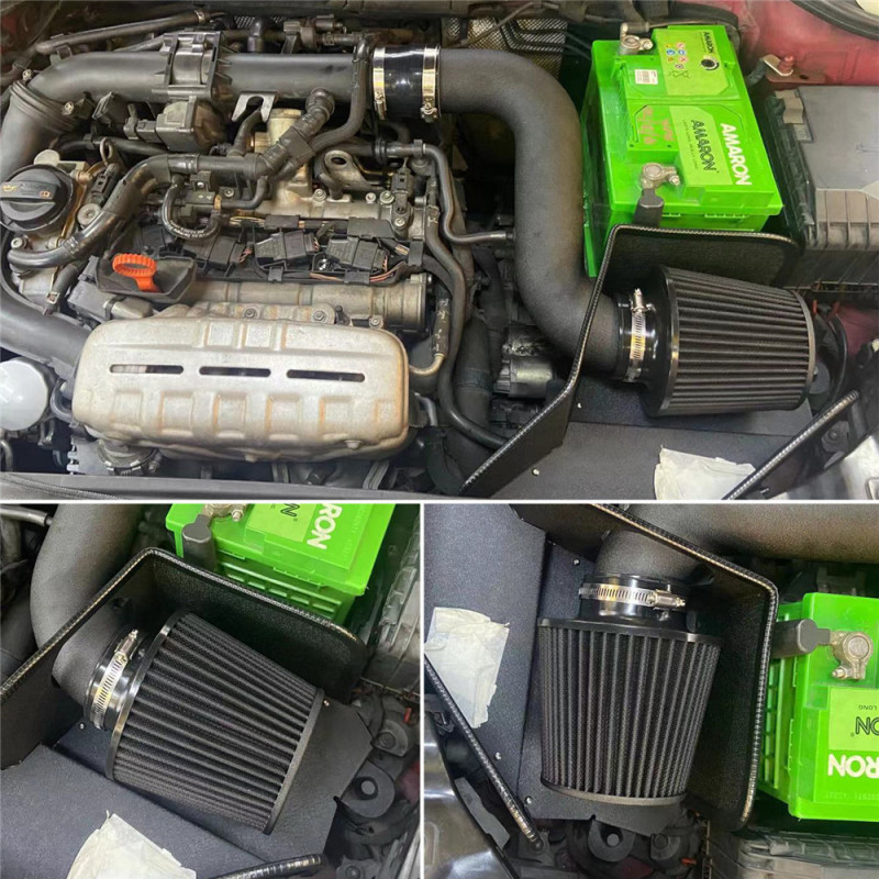 Air Intake Modification Kit Suitable for Golf, Scirocco, Twin Turbo 1.4TSI Aluminum Alloy Modified  Air Intake Pipe