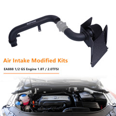 Automotive Air Intake Modified Aluminum Tube Mushroom Air Filter Intake Kits Suitable for Volkswagen Golf MK5MK6 EA888 1.8T 2.0T