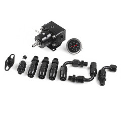 Universal Automotive Modified Fuel Supercharger Turbine Fuel Valve Pressure Regulator Oil Cooling Joint Set