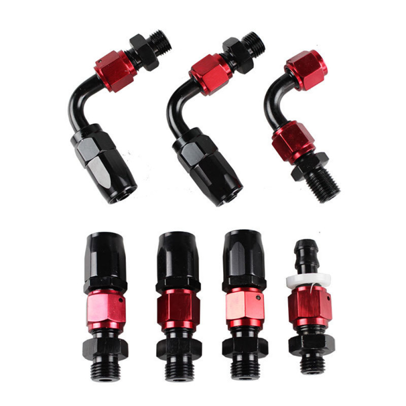 Universal Automotive Modified Fuel Supercharger Turbine Fuel Valve Pressure Regulator Oil Cooling Joint Set