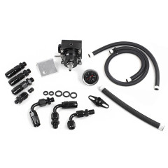 Universal Automotive Modified Fuel Supercharger Turbine Fuel Valve Pressure Regulator Oil Cooling Joint Set