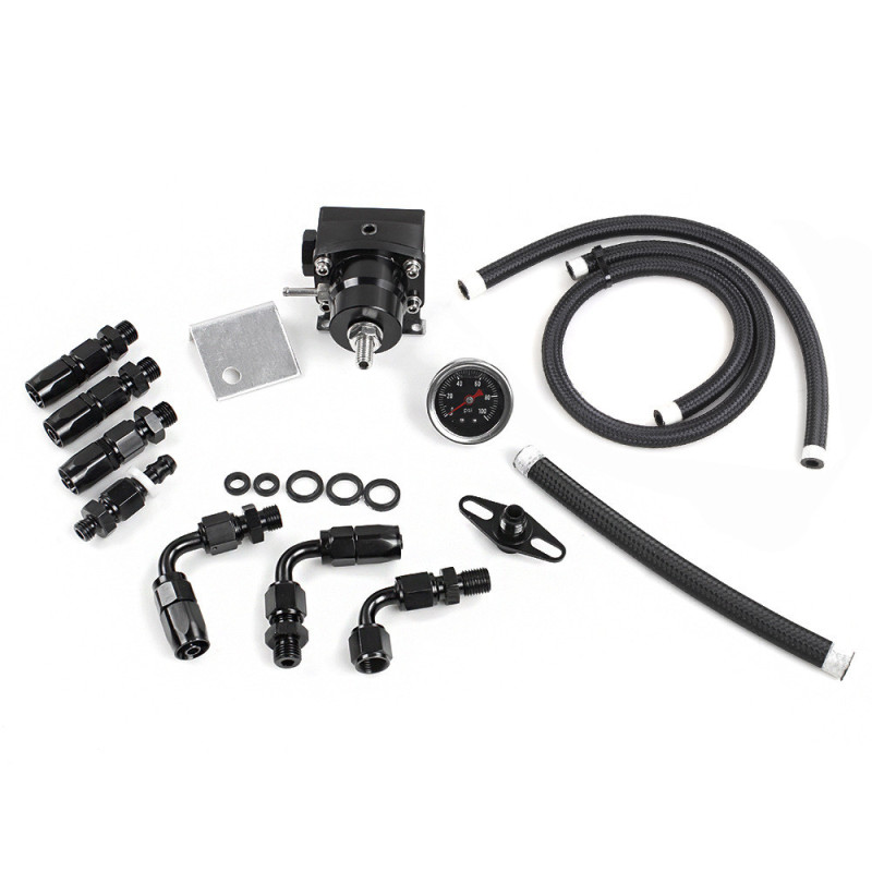 Universal Automotive Modified Fuel Supercharger Turbine Fuel Valve Pressure Regulator Oil Cooling Joint Set